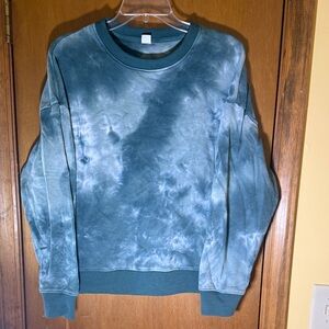 Women’s Tie-Dye Sweater - Blue